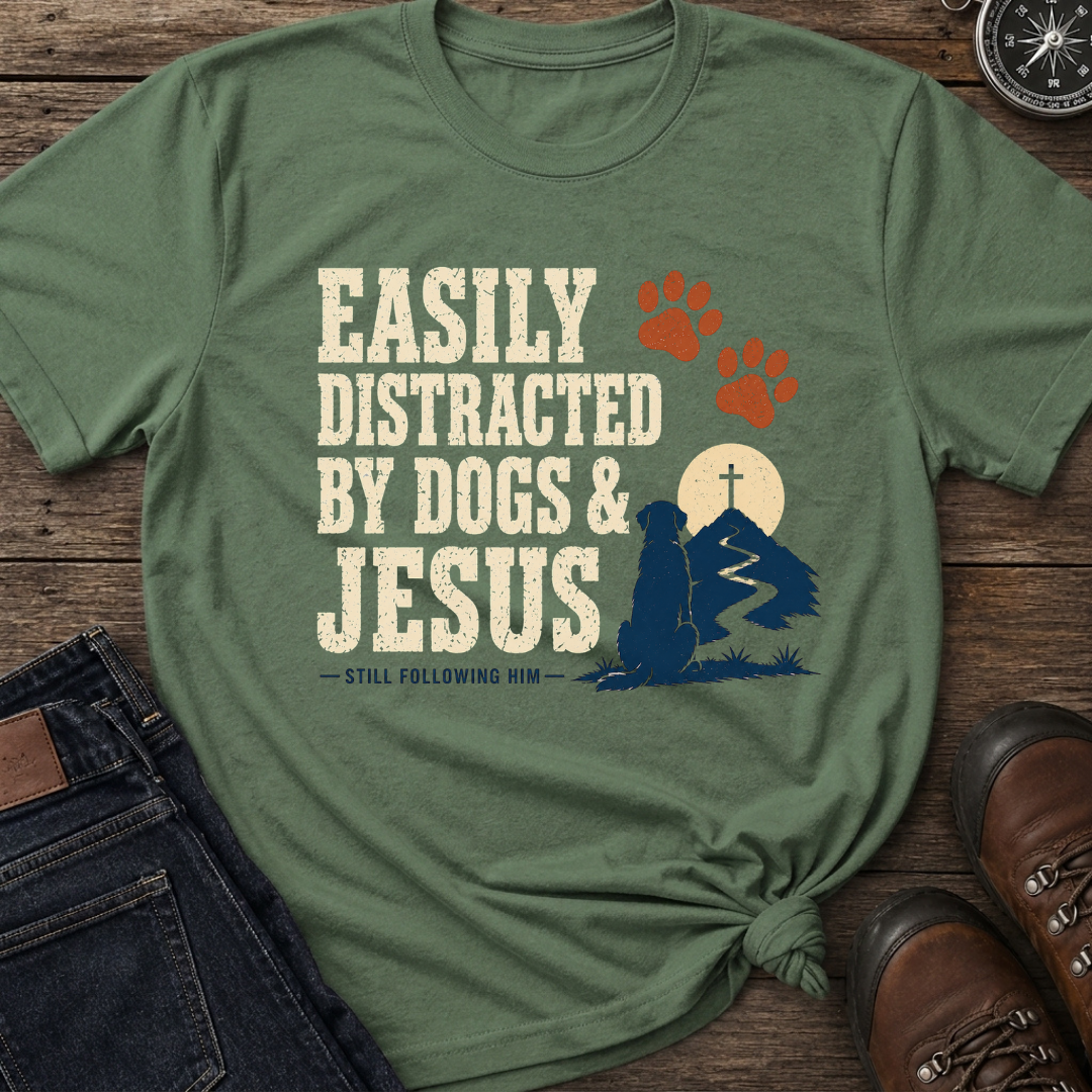 Distracted Dogs & Jesus T-Shirt