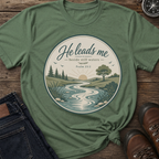 He Leads Me T-Shirt