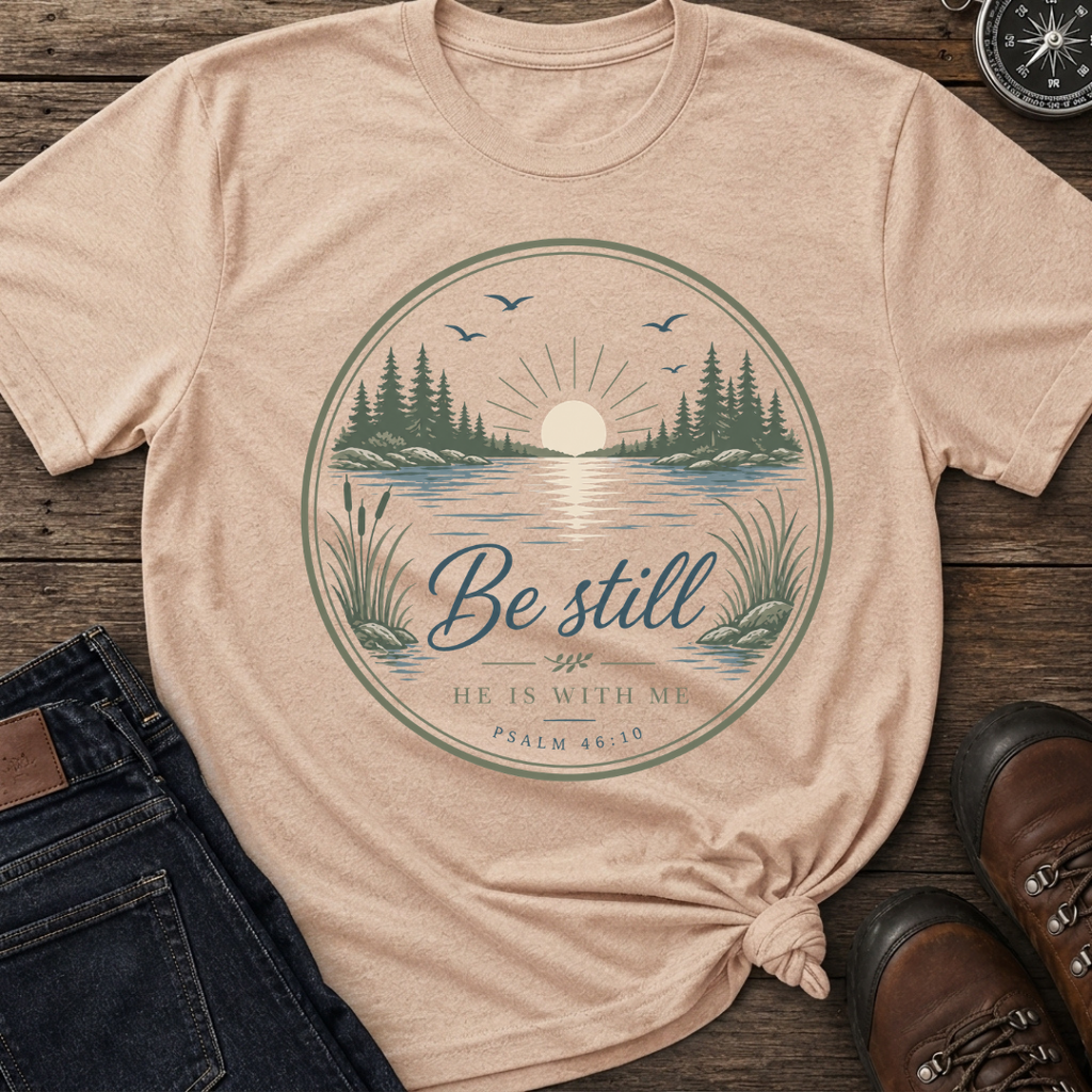 Be Still Badge T-Shirt