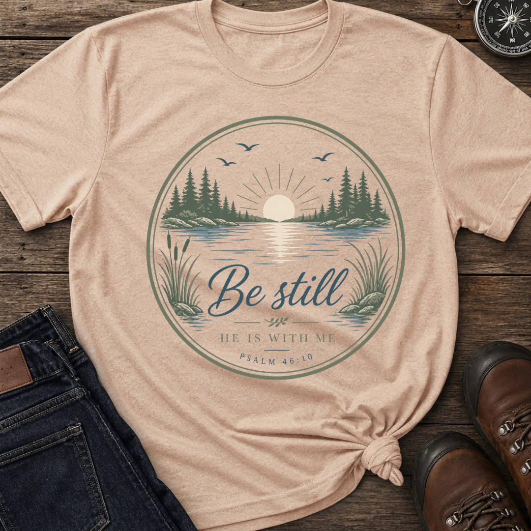 Be Still Badge T-Shirt