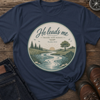 He Leads Me T-Shirt