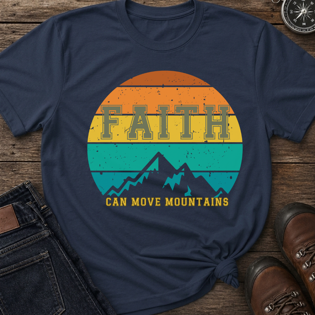 Faith Retro Sunset T-Shirt