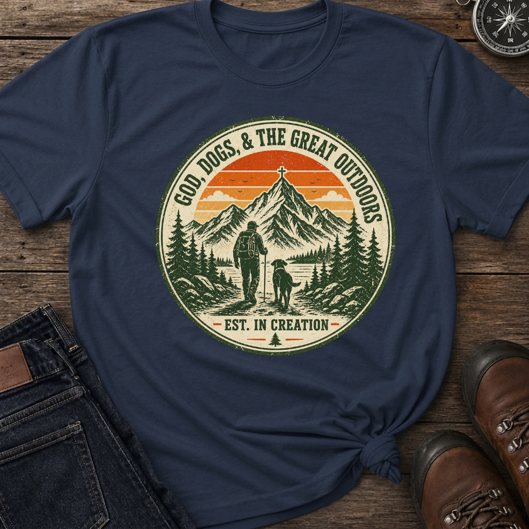 God Dogs Outdoors Badge T-Shirt