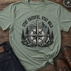 Stay Faithful Wild Compass T-Shirt