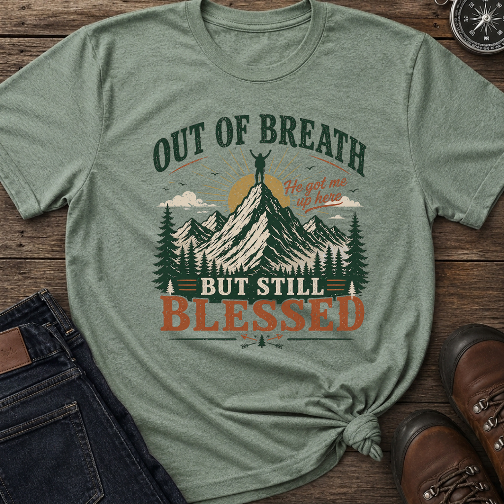 Out of Breath Blessed T-Shirt