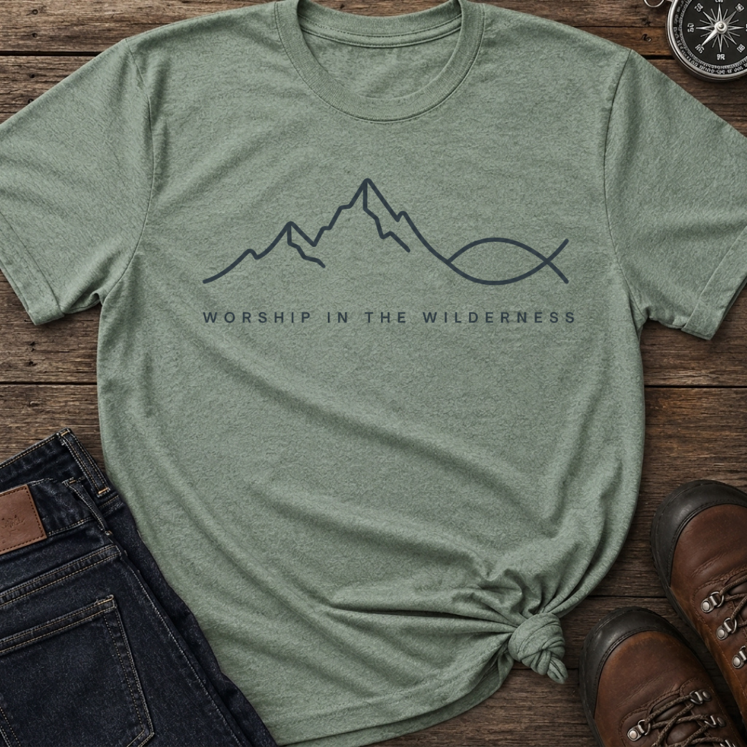 Worship Wilderness Line T-Shirt