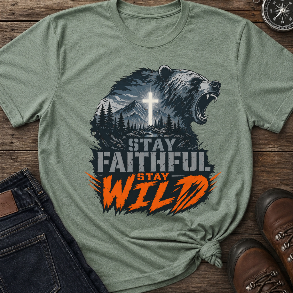 Stay Faithful Stay Bear T-Shirt