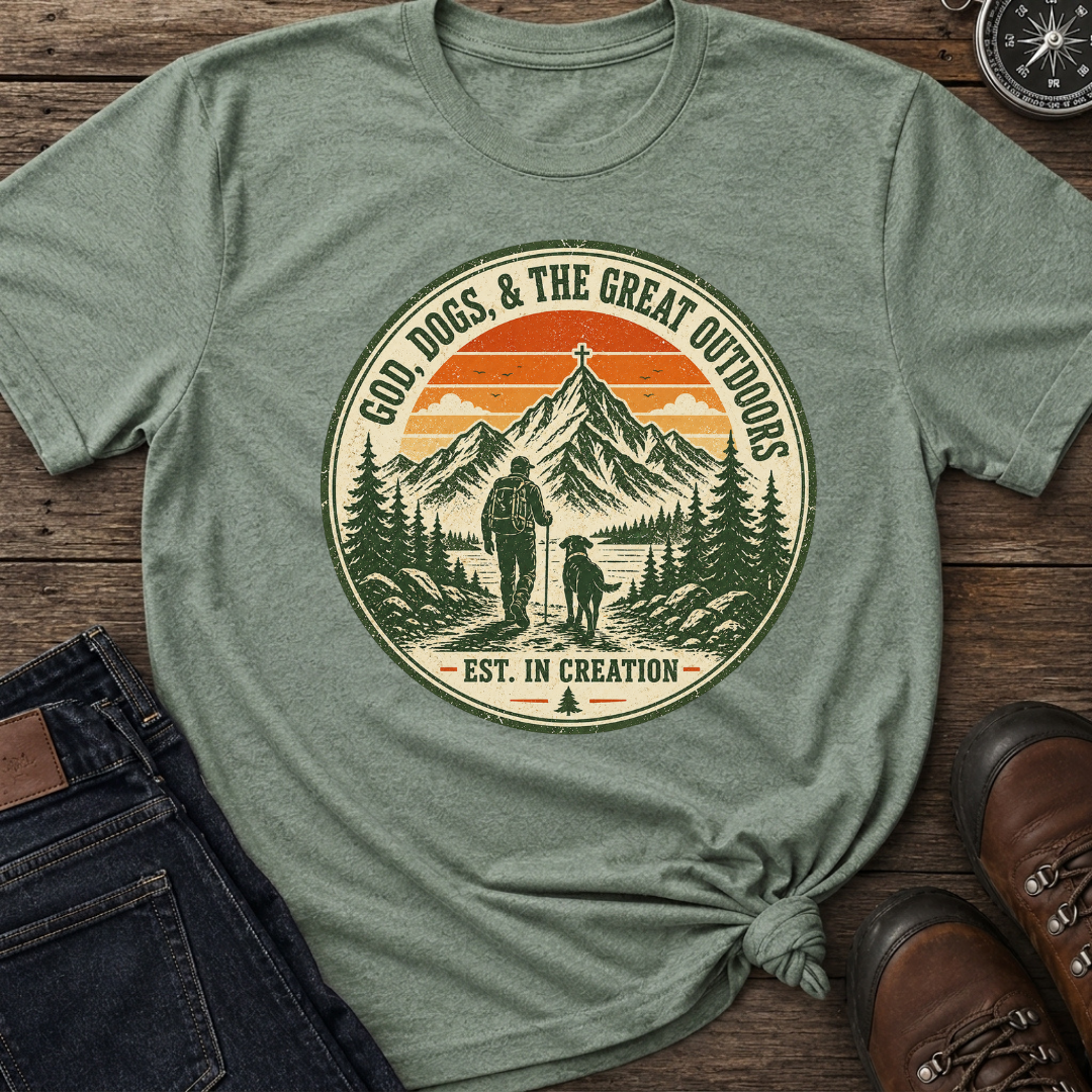 God Dogs Outdoors Badge T-Shirt