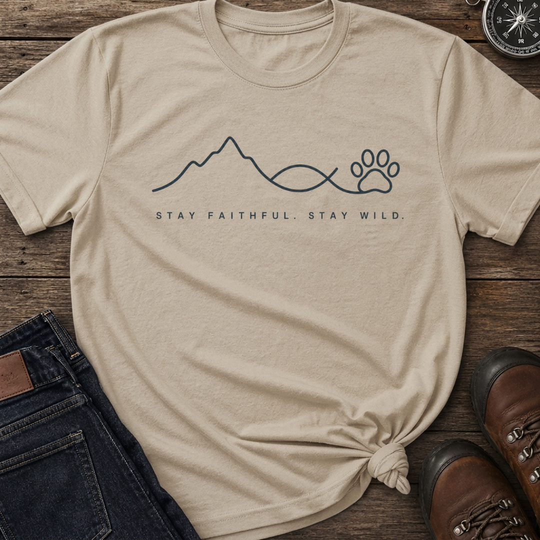 Stay Faithful Wild Paw T-Shirt