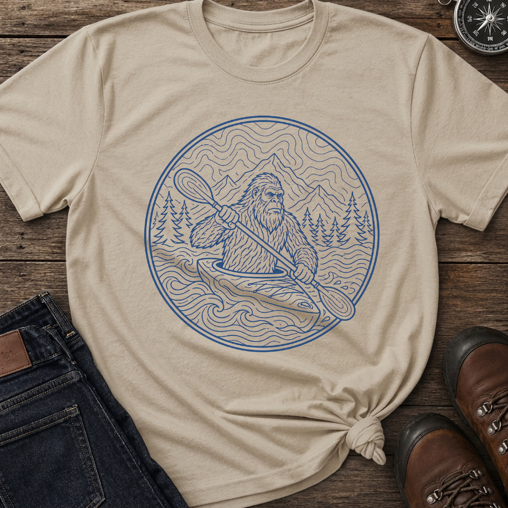 Bigfoot Kayaking T-Shirt