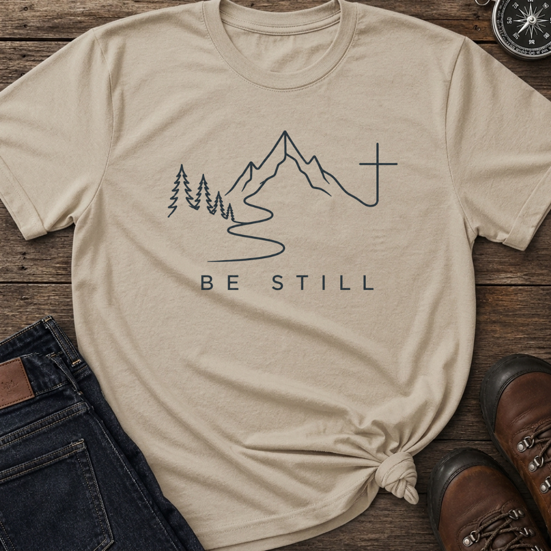 Be Still Line Art T-Shirt