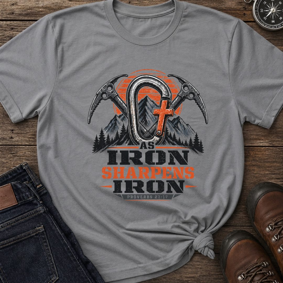 Iron Sharpens Carabiner T-Shirt