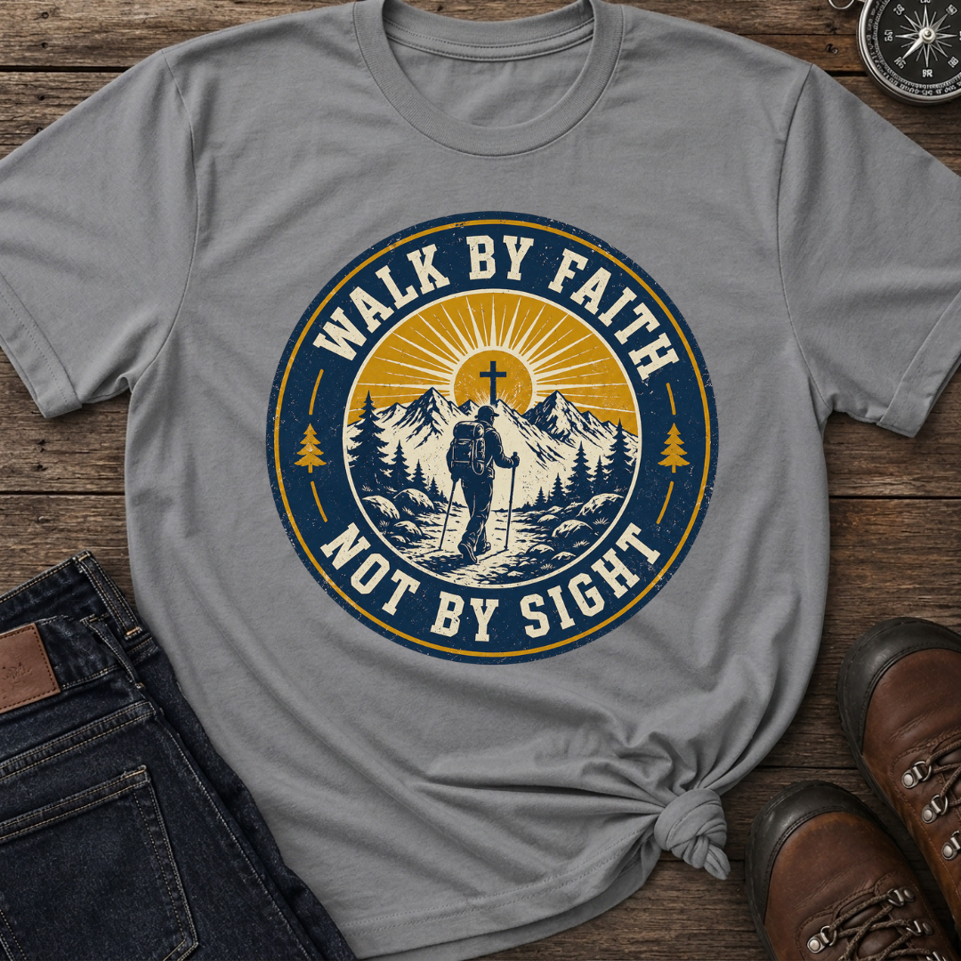 Walk By Faith Badge T-Shirt