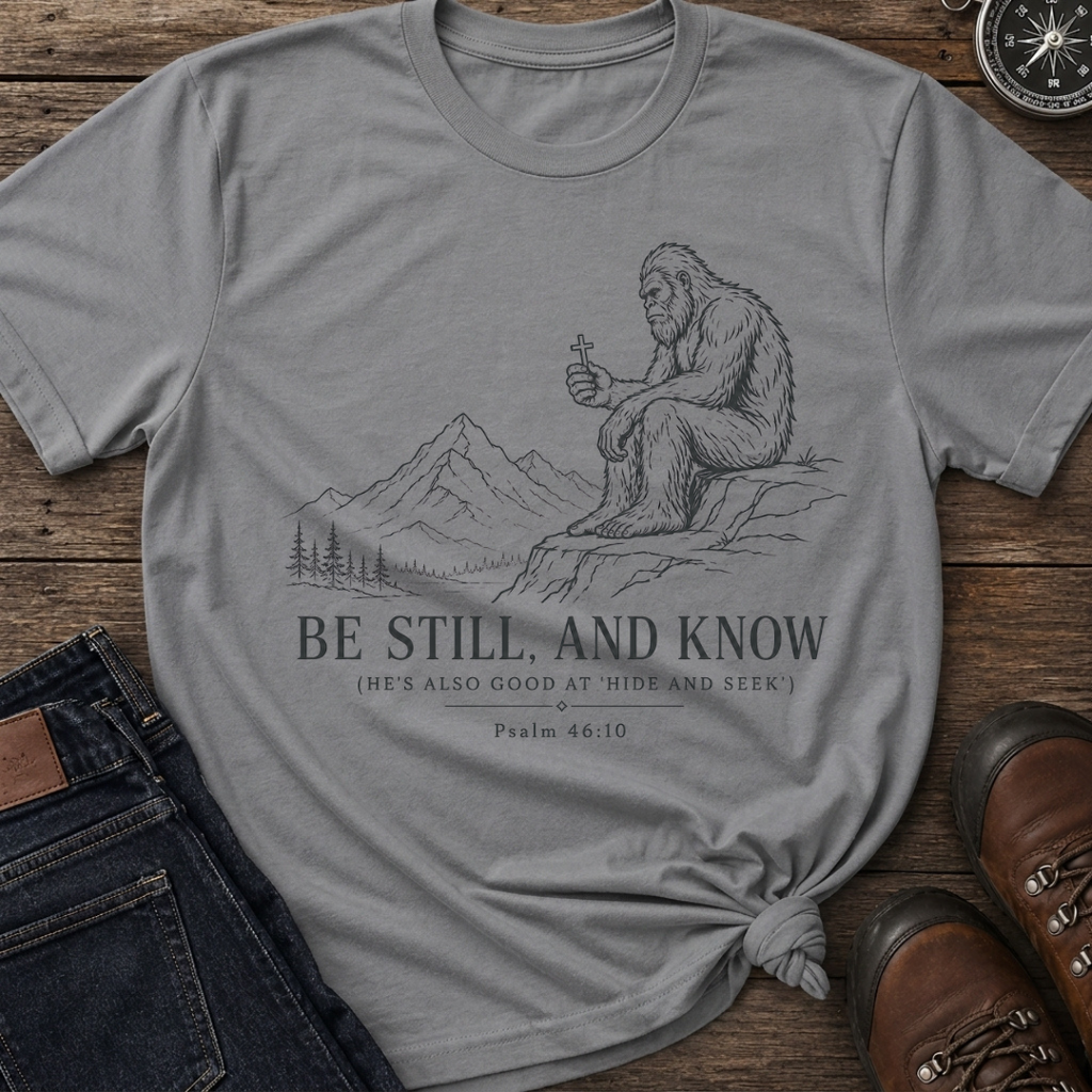 Be Still Bigfoot T-Shirt