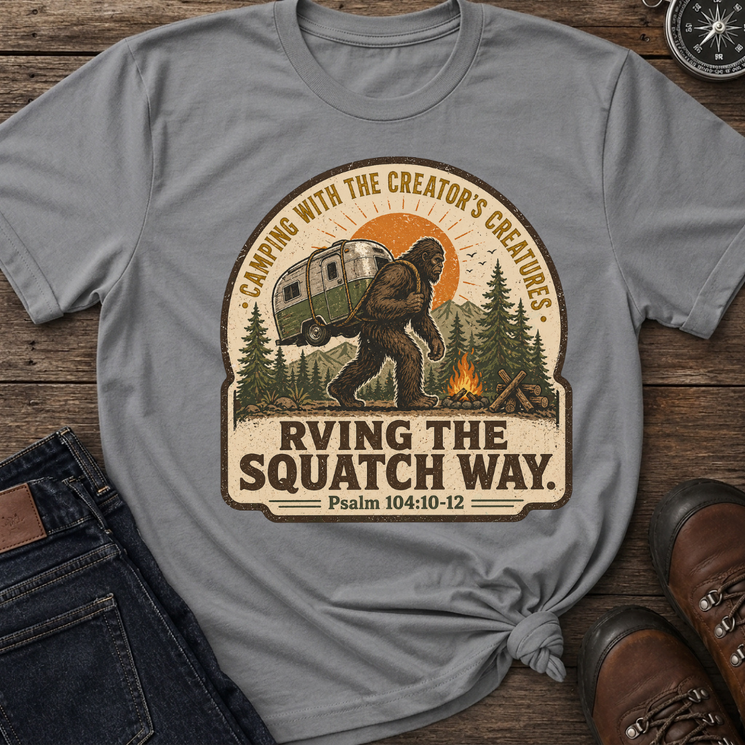 RVing Squatch Way T-Shirt