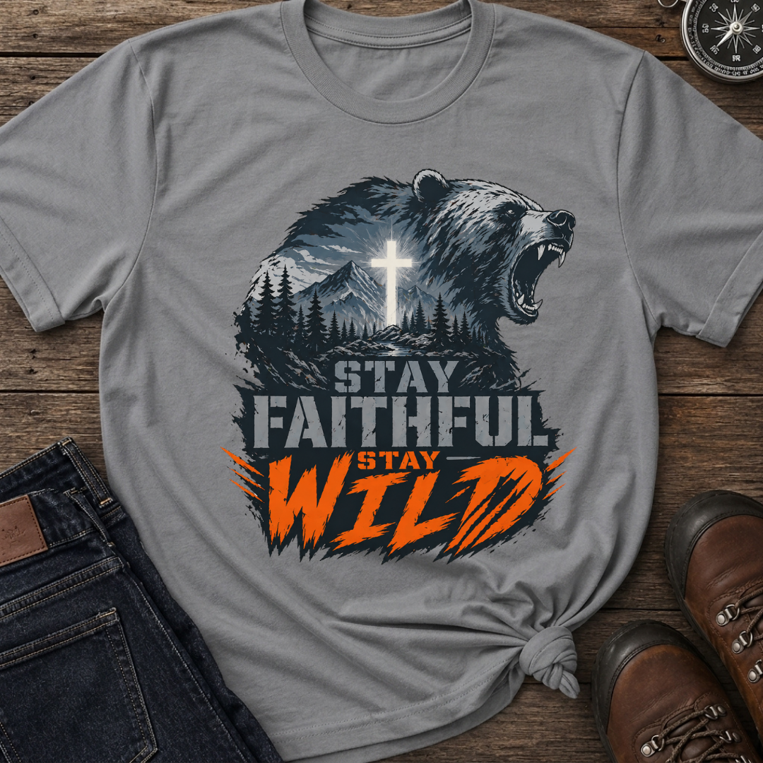 Stay Faithful Stay Bear T-Shirt