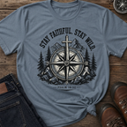 Stay Faithful Wild Compass T-Shirt