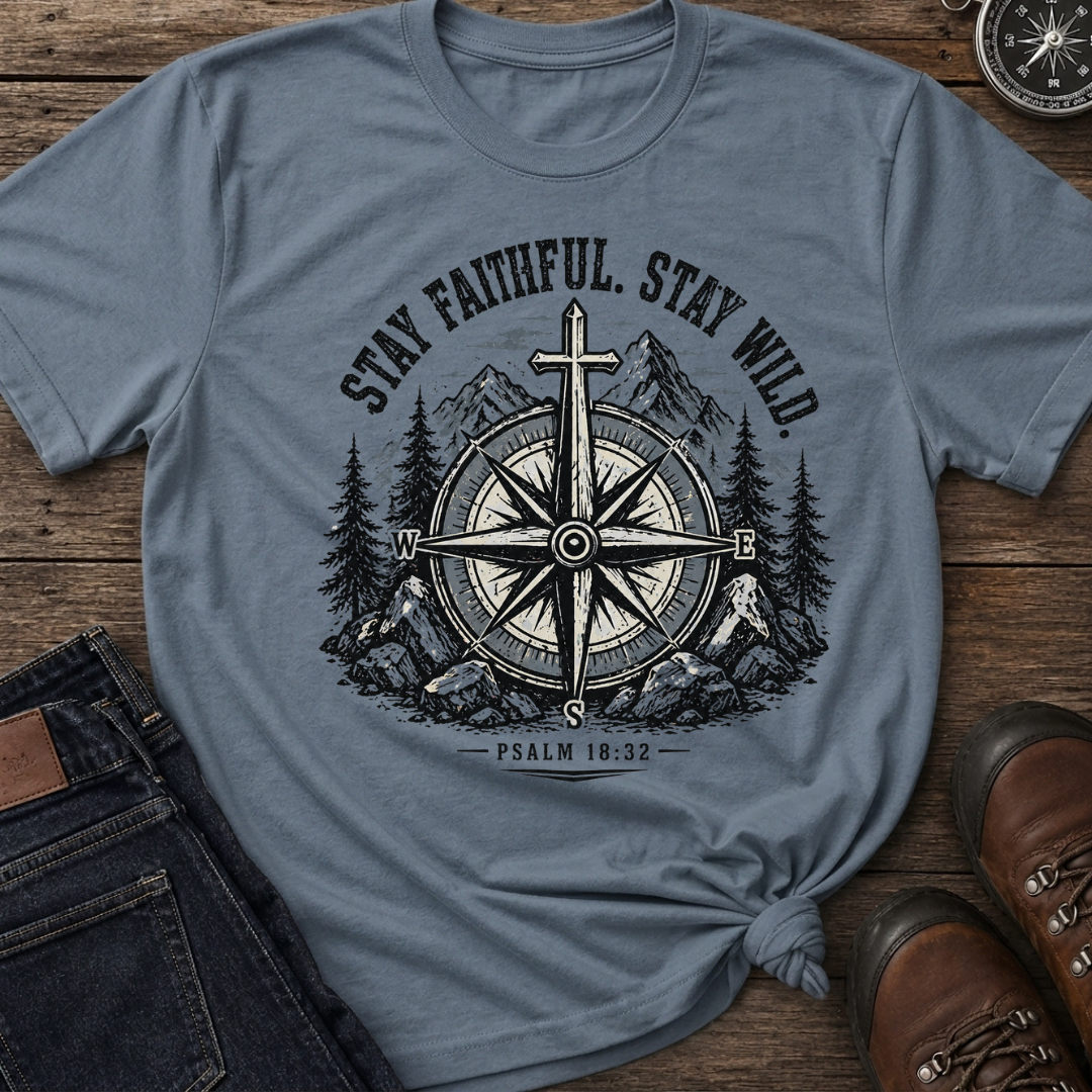 Stay Faithful Wild Compass T-Shirt