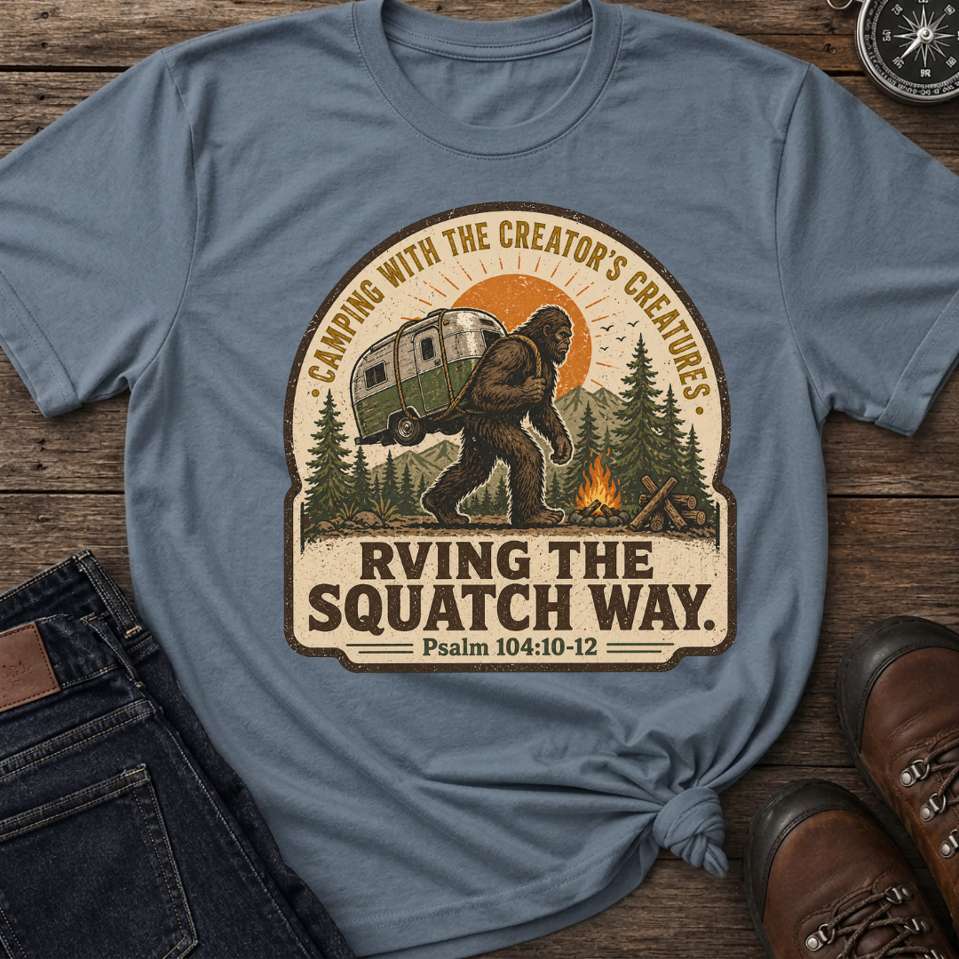 RVing Squatch Way T-Shirt