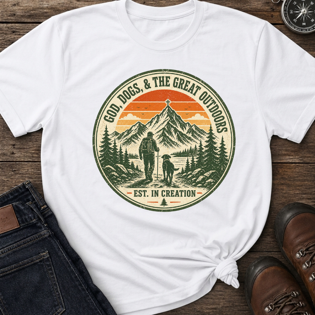 God Dogs Outdoors Badge T-Shirt