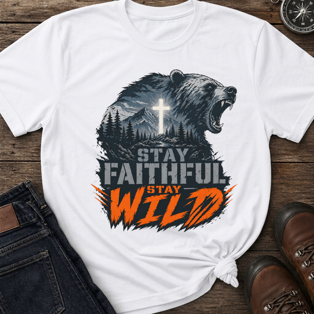 Stay Faithful Stay Bear T-Shirt