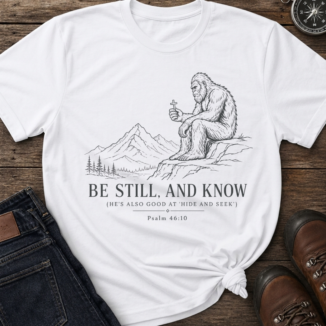 Be Still Bigfoot T-Shirt