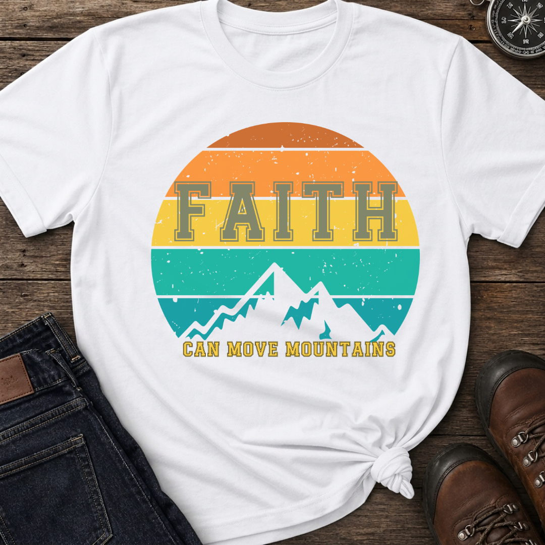 Faith Retro Sunset T-Shirt