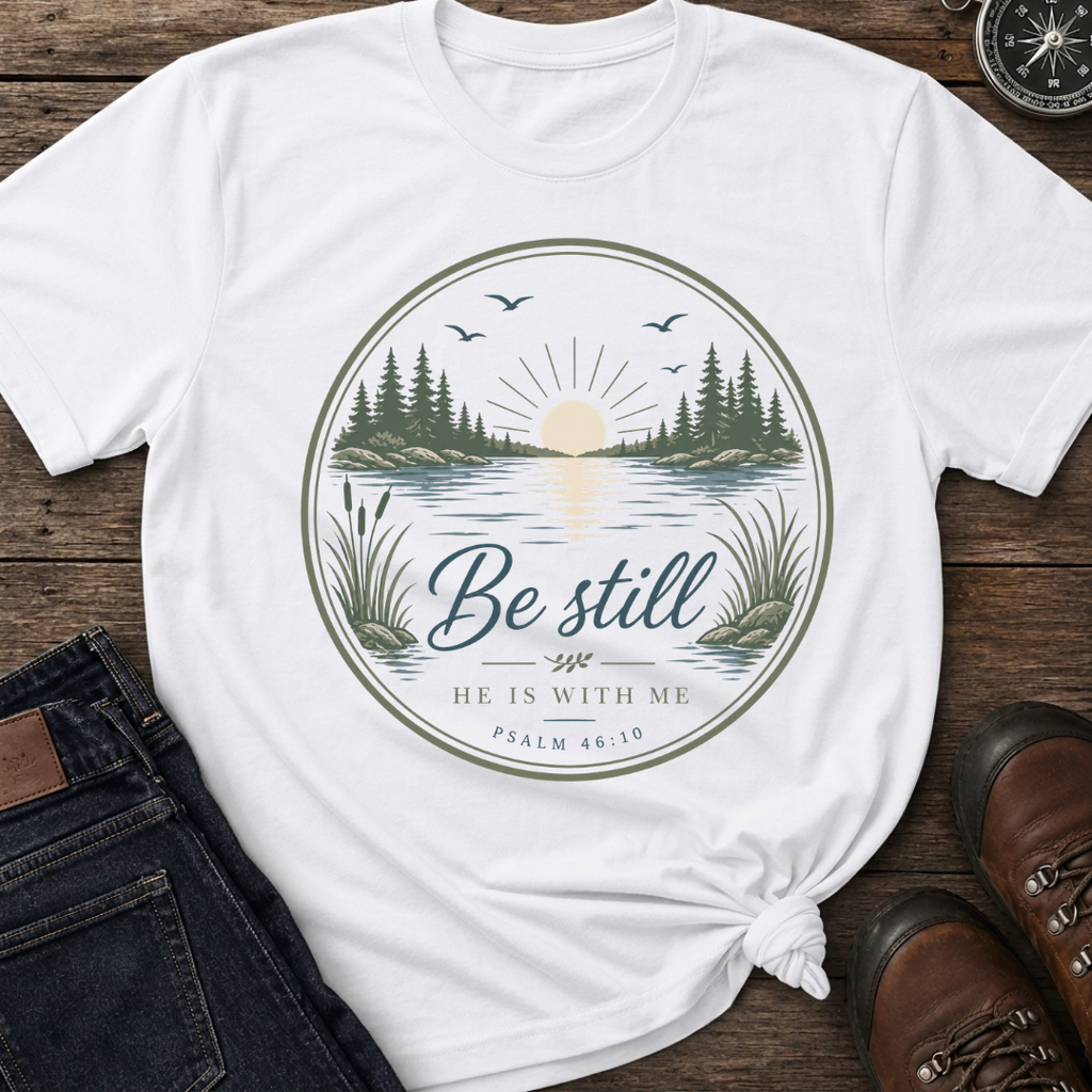 Be Still Badge T-Shirt