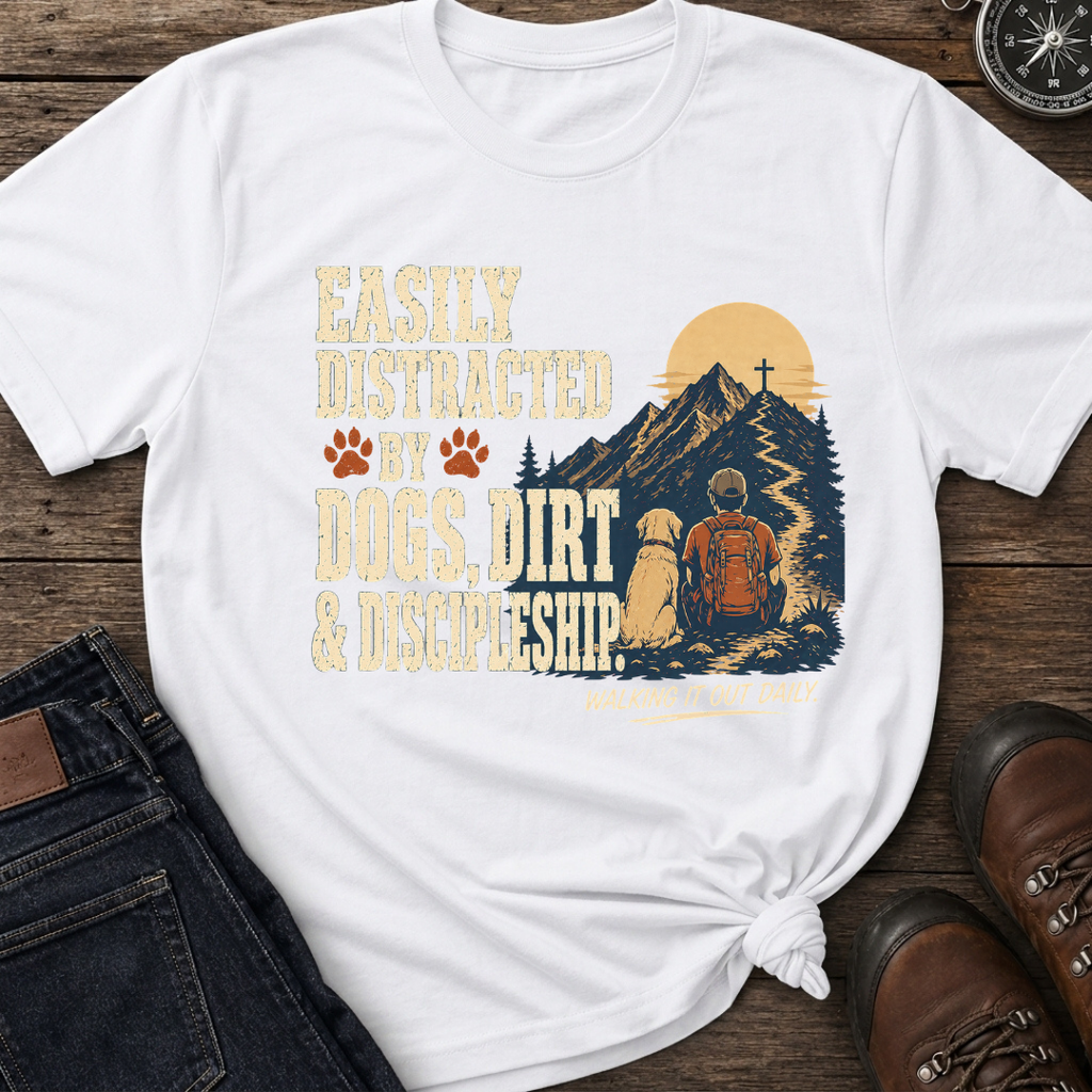 Dogs Dirt Discipleship T-Shirt